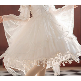 50cm Starry Mesh Boned Lolita Petticoat (PT07)
